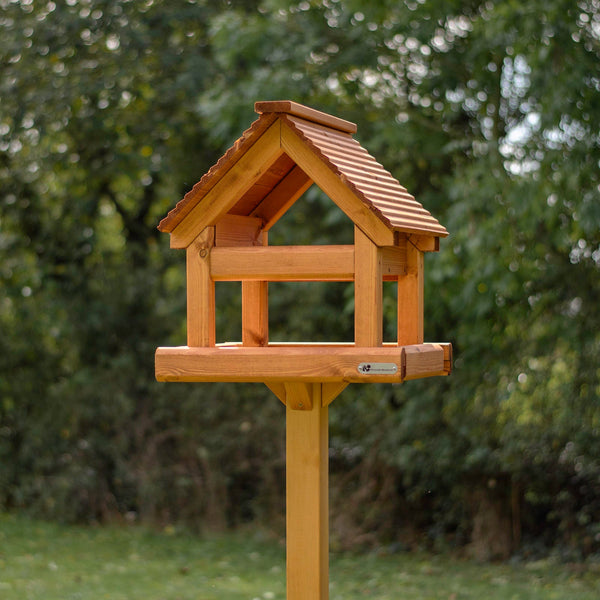 Riverside Woodcraft Premier Plus Wooden Roof Bird Table