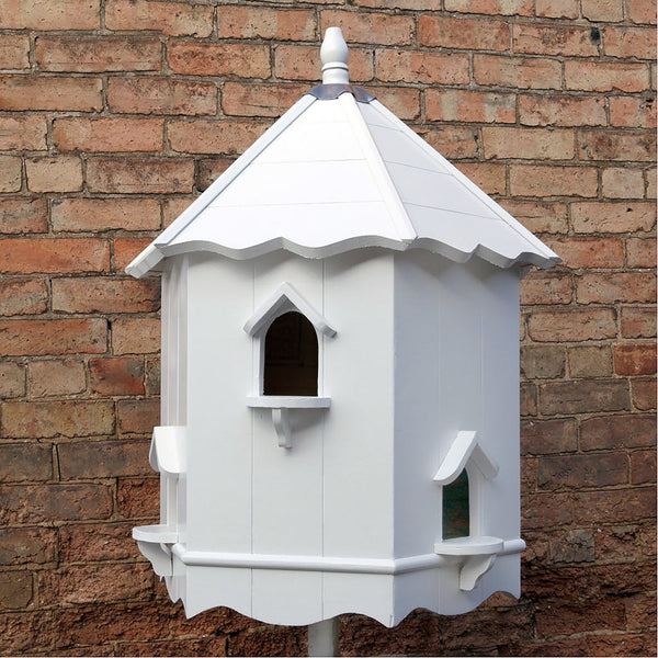 6 Sided Dovecote Painted Roof 2 Tier