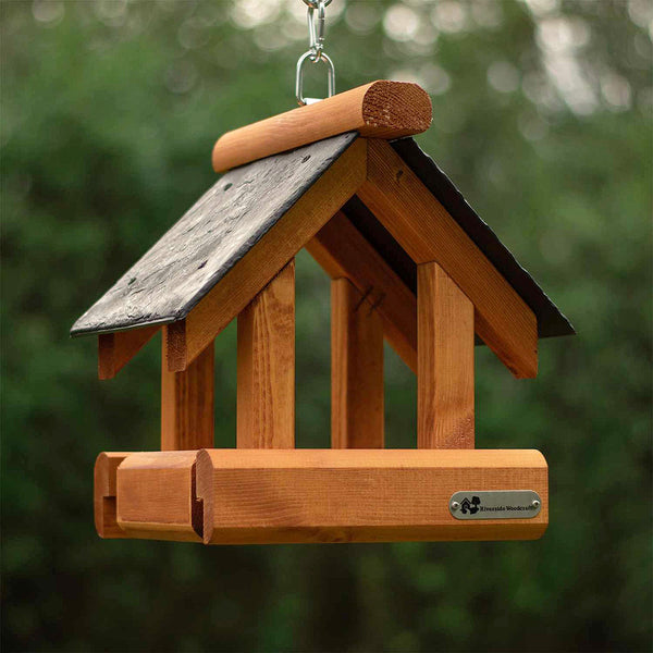 Riverside Woodcraft Hanging Bird Table