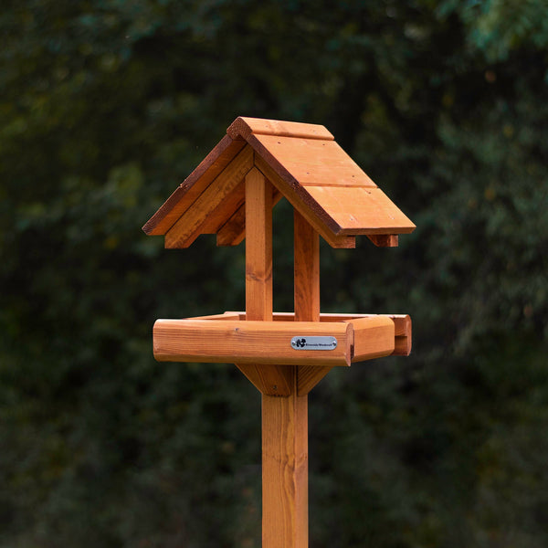 Riverside Woodcraft Ripon Wooden Roof Bird Table